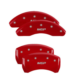 229.00 MGP Brake Caliper Covers Mercedes B Electric Drive / CLA250 / GLA250 (2014-2020) Red / Yellow / Black - Redline360