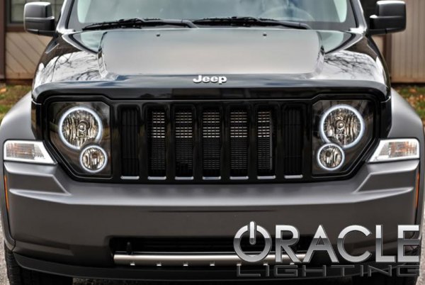 Oracle LED Headlight Halo Kit Jeep Liberty (2008-2013) White