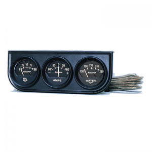 69.47 Autometer Gauge Console Oil Pressure/Water Temperature/Amps (2-1/16") 2347 - Redline360
