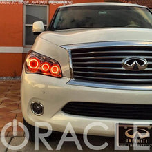 Load image into Gallery viewer, Oracle LED Headlight Halo Rings Infiniti QX56 (2011-2013) Multicolored - White Alternate Image