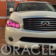 Load image into Gallery viewer, Oracle LED Headlight Halo Rings Infiniti QX56 (2011-2013) Multicolored - White Alternate Image