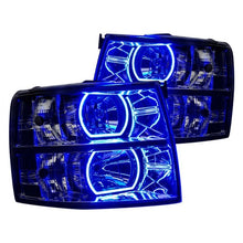 Load image into Gallery viewer, Oracle LED Headlight Halo Rings Chevy Silverado (2007-2013) [Square] Multicolored RGB - ColorSHIFT w/o Controller Alternate Image