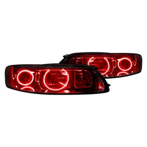 Headlight LED Halo Kit Volvo S60 2005 to 2009 Red