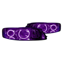 Load image into Gallery viewer, Headlight LED Halo Kit Volvo S60 2005 to 2009 Purple Alternate Image