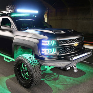 215.96 Oracle LED Headlight Halo Kit Chevy Silverado (2014-2015) Projector or Non-Projector Headlights - Redline360