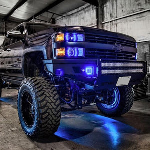 215.96 Oracle LED Headlight Halo Kit Chevy Silverado (2014-2015) Projector or Non-Projector Headlights - Redline360