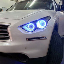 Load image into Gallery viewer, Oracle LED Headlight Halo Kit Infiniti QX70 (2009-2015) Multicolored - ColorSHIFT w/o Controller Alternate Image