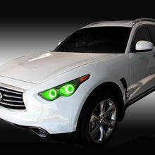 Load image into Gallery viewer, Oracle LED Headlight Halo Kit Infiniti QX70 (2009-2015) Multicolored - ColorSHIFT w/o Controller Alternate Image