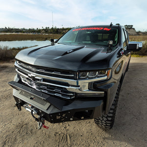 1730.08 Go Rhino BR5.5 Front Bumper Replacement Chevy Silverado 1500 (19-21) Textured Black - Redline360