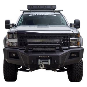 Go Rhino BR10 Front Bumper Replacement Chevy Silverado (2015-2019) Tex ...