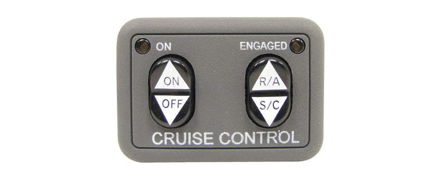76.50 Universal Cruise Control Switch Dash Mount (with Engage Light) Rostra 250-3592 - Redline360