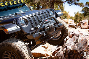 699.95 ICON Pro-Series Front Bumpers Jeep Gladiator JT (20-21) w/ Bars & Tabs or Stingers & Tabs - Redline360