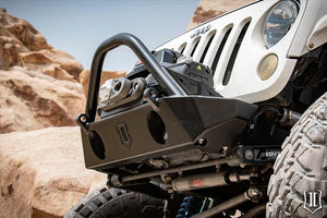 599.95 ICON Comp Front Bumpers Jeep Wrangler JK (07-18) w/ Fogs Bars & Tabs or Fogs Stingers & Tabs - Redline360