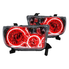 Load image into Gallery viewer, Headlight LED Halo Kit Toyota Tundra 2007 to 2013 Red Alternate Image