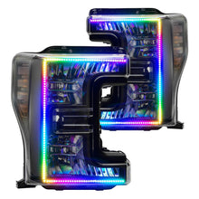 Load image into Gallery viewer, Oracle Headlight Halo Upgrade Kit Ford F250/350 Super Duty (17-19) [Dynamic ColorSHIFT] 2522-332 - Default Title Alternate Image
