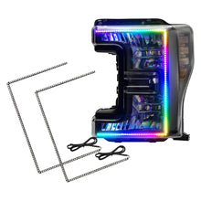 Load image into Gallery viewer, Oracle Headlight Halo Upgrade Kit Ford F250/350 Super Duty (17-19) [Dynamic ColorSHIFT] 2522-332 - Default Title Alternate Image