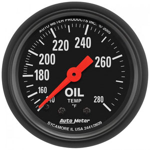 112.10 Autometer Z-Series 6 Ft. Mechanical Oil Temperature Gauge (2-1/16") 2609 - Redline360