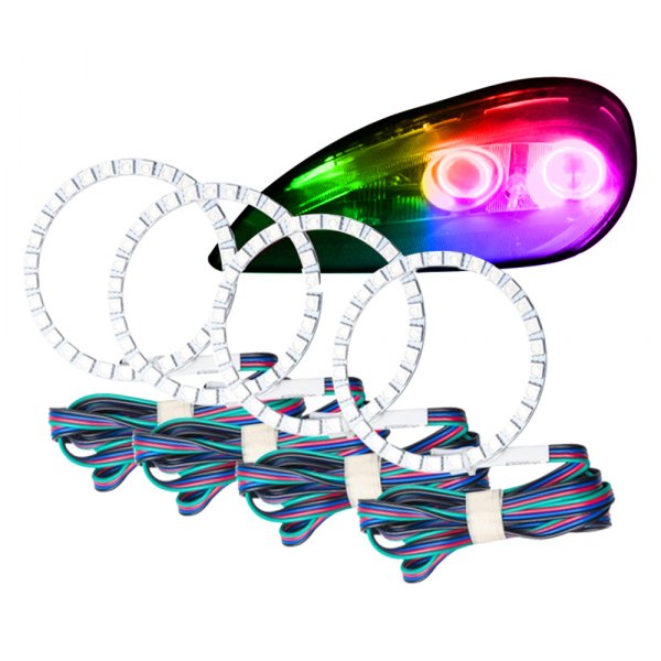 Oracle LED Headlight Halo Kit Dodge Viper GTS (1996-2002) Multicolored