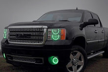Load image into Gallery viewer, Oracle LED Headlight Halo Rings GMC Sierra (2007-2013) RGB Square or Round Style - Square Style / White Alternate Image