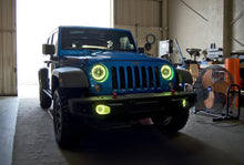 Load image into Gallery viewer, Oracle LED Fog Light Halo Kit Jeep Wrangler JK (2007-2017) Multicolored - White Alternate Image