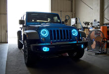 Load image into Gallery viewer, Oracle LED Fog Light Halo Kit Jeep Wrangler JK (2007-2017) Multicolored - White Alternate Image