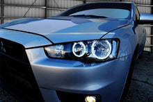Load image into Gallery viewer, Oracle LED Headlight Halo Rings Mitsubishi Lancer &amp; EVO (2008-2016) HID Projector or Halogen - Halogen / White Alternate Image