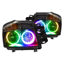 Load image into Gallery viewer, 215.96 Oracle LED Headlight Halo Kit Nissan Titan (2008-2015) Multicolored - Redline360 Alternate Image