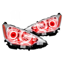 Load image into Gallery viewer, Headlight LED Halo Kit Toyota Prius 2011 to 2012 Red Alternate Image