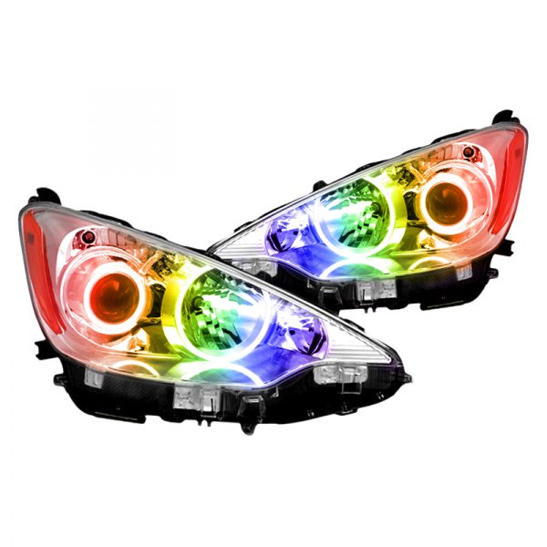 Headlight LED Halo Kit Toyota Prius 2011 to 2012 Multicolored