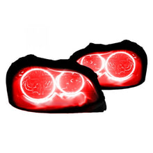 Load image into Gallery viewer, Headlight LED Halo Kit Volvo XC90 2003 to 2008 Red Alternate Image