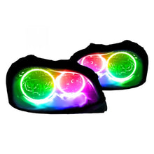 Load image into Gallery viewer, Headlight LED Halo Kit Volvo XC90 2003 to 2008 Multicolored Alternate Image