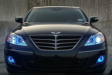 Load image into Gallery viewer, Oracle LED Headlight Halo Rings Hyundai Genesis (2009-2010) Multicolored RGB - White Alternate Image