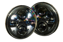 Load image into Gallery viewer, Morimoto Sealed 7 2.0 Bi-LED Headlights Jeep Wrangler JK (2007-2017)  - Black LF271 Alternate Image