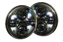 Load image into Gallery viewer, Morimoto Sealed 7 2.0 Bi-LED Headlights Jeep Wrangler JK (2007-2017)  - Black LF271 Alternate Image