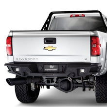 Load image into Gallery viewer, Go Rhino BR20 Rear Replacement Bumper Chevy Silverado 1500 (14-19) Textured Black - Default Title Alternate Image