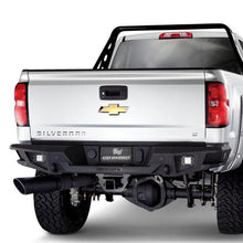 Load image into Gallery viewer, Go Rhino BR20 Rear Replacement Bumper Chevy Silverado 2500HD/3500HD (15-19) Textured Black - Default Title Alternate Image