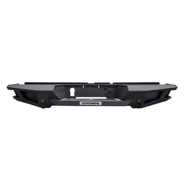 1076.00 Go Rhino BR20 Rear Replacement Bumper Chevy Silverado 2500HD/3500HD (11-14) Textured Black - Redline360