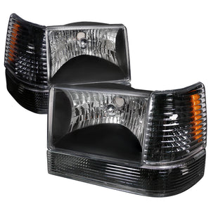 119.95 Spec-D OEM Replacement Headlights Jeep Grand Cherokee (1993-1996) Chrome / Black / Smoke - Redline360