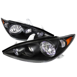 129.95 Spec-D OEM Replacement Headlights Toyota Camry (05-06) Black / Chrome - Redline360