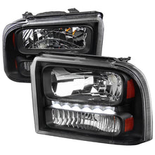 Load image into Gallery viewer, 134.95 Spec-D OEM Replacement Headlights Ford F250 / F350 / F450 / F550 (05-07) Chrome / Black - Redline360 Alternate Image
