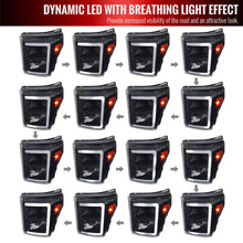 Load image into Gallery viewer, Spec-D OEM Replacement Headlights Ford F250 F350 F450 F550 Super Duty (11-16) w/ LED Bar &amp; Breathing Effect - Black w/ Clear Lens Alternate Image