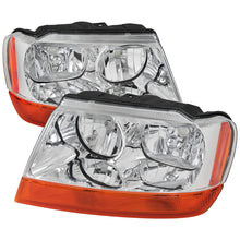 Load image into Gallery viewer, 109.95 Spec-D OEM Replacement Headlights Jeep Grand Cherokee (99-04) Chrome / Smoke / Black - Redline360 Alternate Image