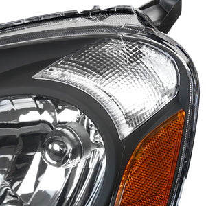 179.95 Spec-D OEM Replacement Headlights Acura RSX & Type-S (02-04) Black / Smoked - Redline360