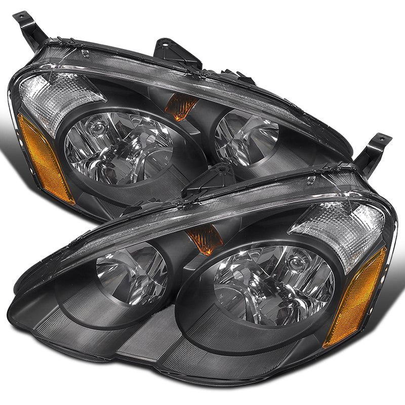 Spec-D OEM Replacement Headlights Acura RSX & Type-S (02-04) Black or