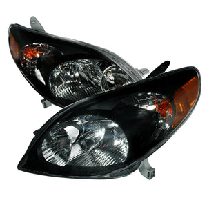 179.95 Spec-D OEM Replacement Headlights Toyota Matrix (03-08) Black JDM Style - Redline360
