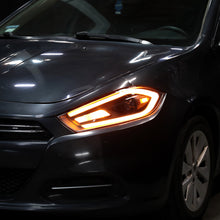 Load image into Gallery viewer, Spec-D Projector Headlights Dodge Dart (13-16) w/ Optional LED Bar - Black / Chrome / Smoked Alternate Image