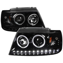 Load image into Gallery viewer, 229.95 Spec-D Projector Headlights Ford Explorer (2002-2005) Dual Halo w/ LED - Black / Smoke / Chrome - Redline360 Alternate Image