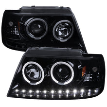 Load image into Gallery viewer, 229.95 Spec-D Projector Headlights Ford Explorer (2002-2005) Dual Halo w/ LED - Black / Smoke / Chrome - Redline360 Alternate Image