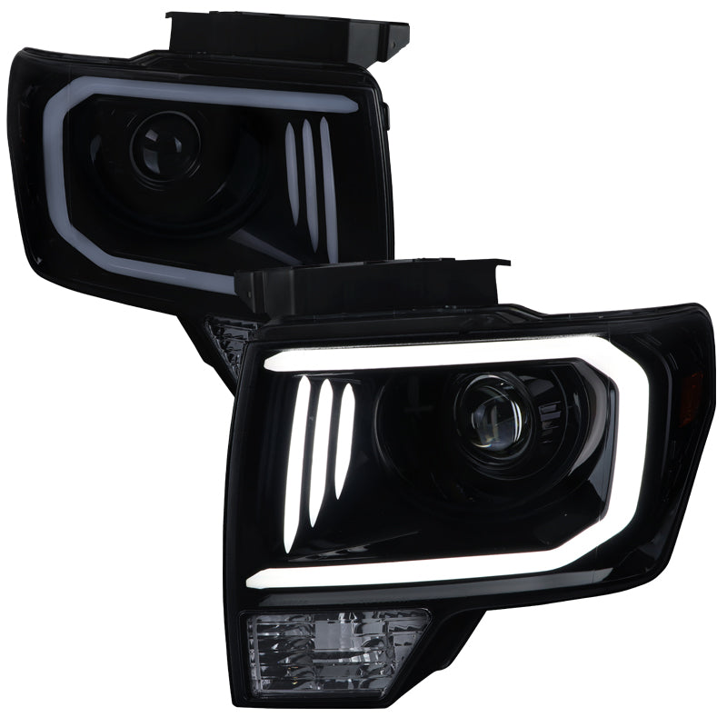 Spec-D Projector Headlights Ford F150 (2009-2014) w/ Triple Bar