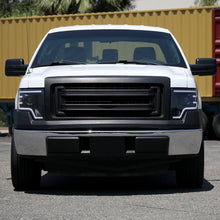 Load image into Gallery viewer, Spec-D Projector Headlights Ford F150 (09-14) Sequential Switchback LED Bar - Black / Chrome - Black w/ Clear Lens Alternate Image